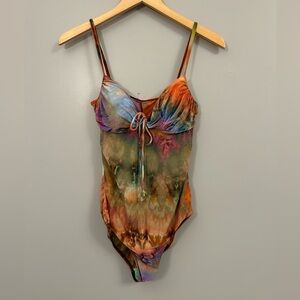 Colorful Tie-Dye Women’s One Piece